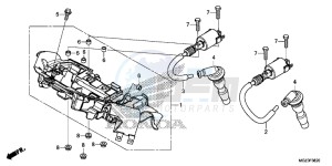 CBR500RE CBR500R UK - (E) drawing IGNITION COIL