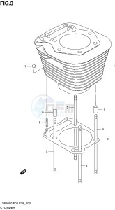 LS650 (E3-E28) SAVAGE drawing CYLINDER