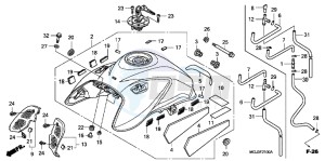 CBF1000FAB drawing FUEL TANK