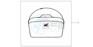 CBF1000T drawing TOP BOX INNERBAG