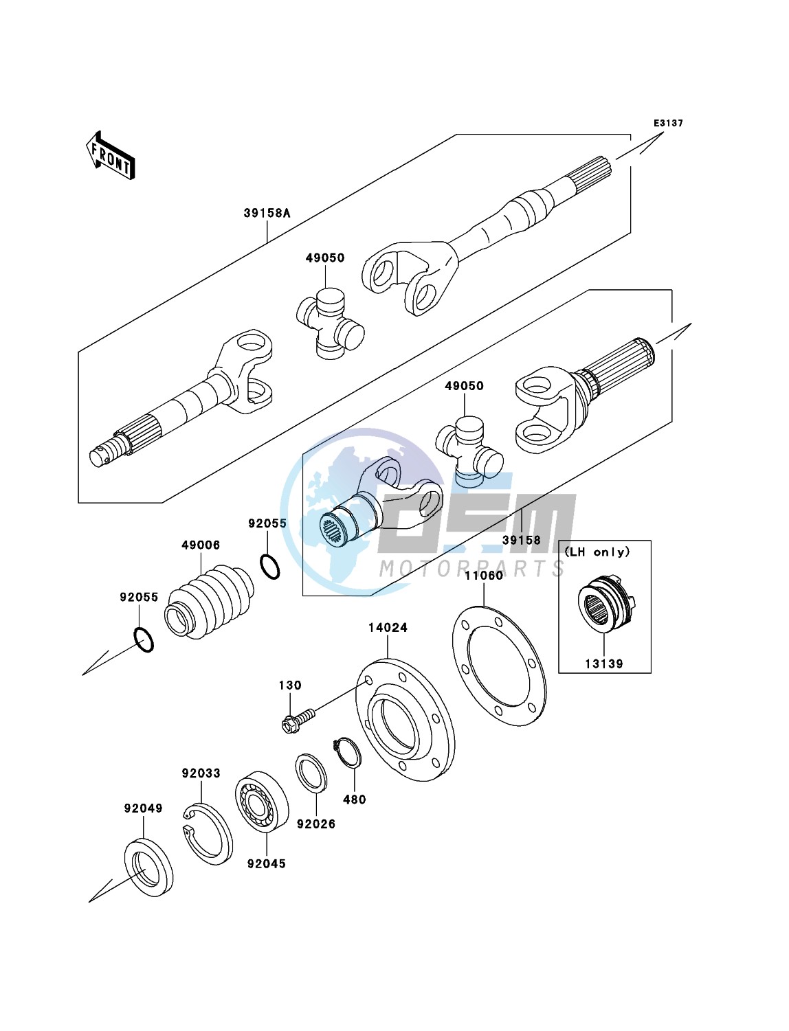 Drive Shaft-Rear