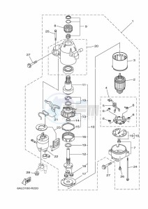 FL200BETX drawing STARTER-MOTOR