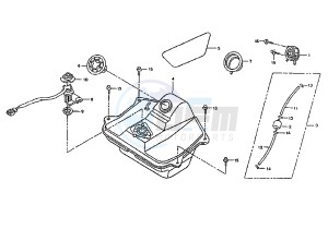 PASSING 125 drawing FUEL TANK