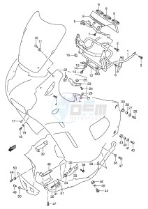 GSX600F (E2) Katana drawing INSTALLATION PARTS