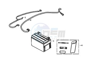 SYMPHONY ST 125 EURO4 L7 drawing BATTERY / TOOLKIT