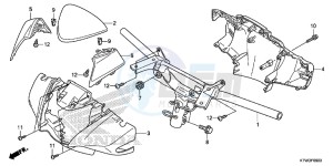 SH300ARE SH300ARE UK - (E) drawing HANDLE PIPE/HANDLE COVER