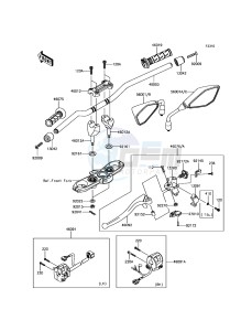 Z800 ABS ZR800BDS FR GB XX (EU ME A(FRICA) drawing Handlebar