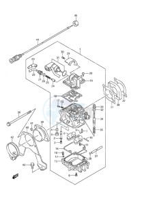 DF 25 V-Twin drawing Carburetor