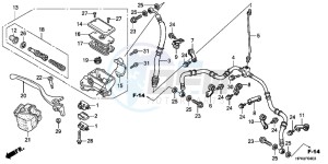 TRX420FMC drawing FR. BRAKE MASTER CYLINDER