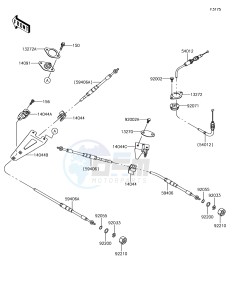 JET SKI ULTRA LX JT1500KJF EU drawing Cables