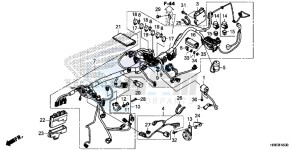 TRX500FA5G TRX500FA Europe Direct - (ED) drawing WIRE HARNESS