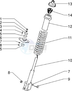 SKR 80 city drawing Front shock absorber