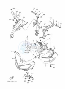 MT-09 MTN850-A (BS2V) drawing HEADLIGHT