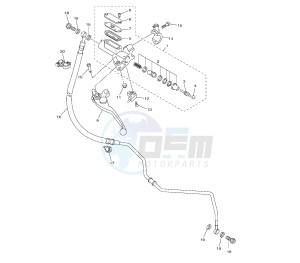 V-MAX 1700 drawing CLUTCH MASTER CYLINDER