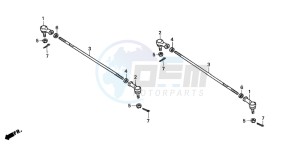 TRX200D FOURTRAX 200 drawing TIE ROD