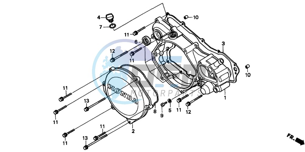 RIGHT CRANKCASE COVER