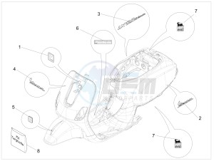 LX 125 4T 3V ie Vietnam drawing Plates - Emblems