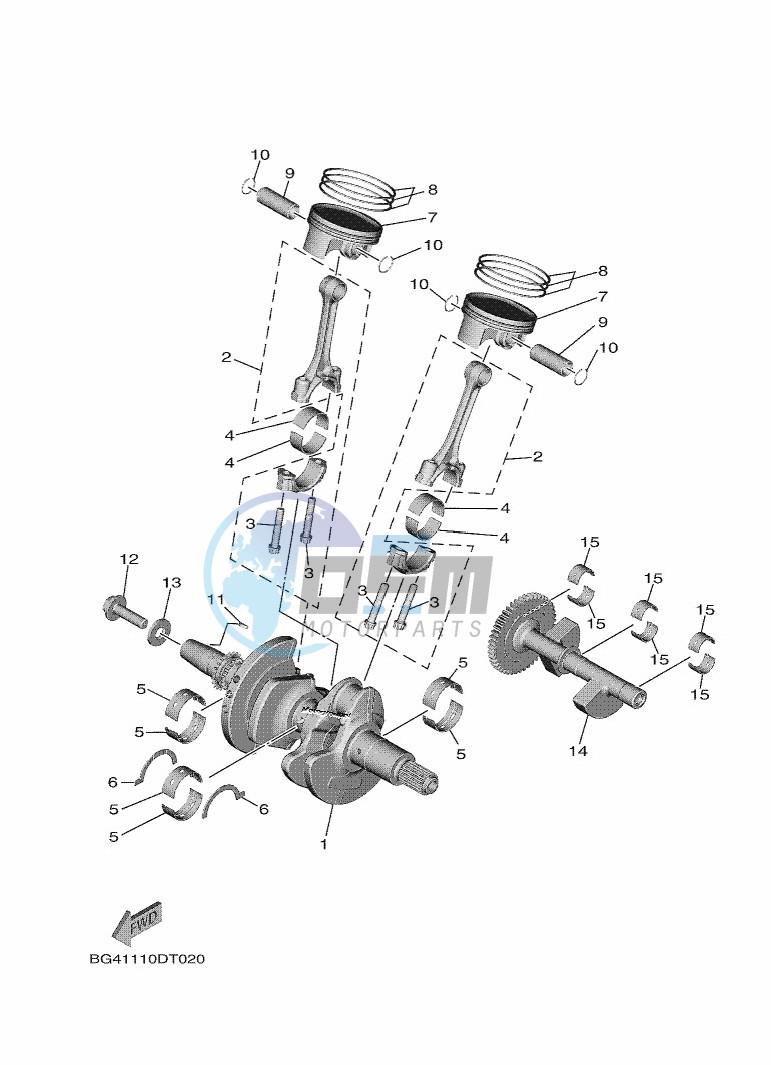 CRANKSHAFT & PISTON