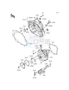 D-TRACKER KLX150HGF XX (EU ME A(FRICA) drawing Engine Cover(s)