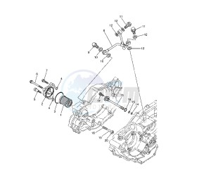 YZ F 250 drawing OIL CLEANER