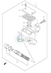 LT-F250 (E3-E28) drawing FRONT MASTER CYLINDER (MODEL K2 K3 K4 K5)