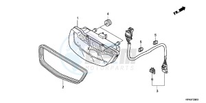 TRX420TMB TRX420 ED drawing TAILLIGHT