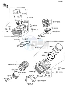 VN 1500 A [VULCAN 88] (A1-A5) [VULCAN 88] drawing CYLINDER_PISTON