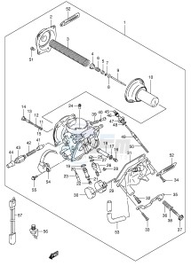 VL125 (E2) drawing CARBURETOR (MODEL K2 K3 K4)