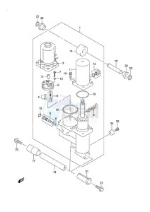 DF 50A drawing Trim Cylinder High Thrust