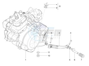 RS4 50 2T (CH, EU, JP) drawing Engine-Completing part-Lever