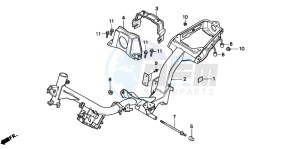 PK50M drawing FRAME BODY