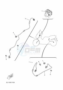 GPD125-A NMAX 125 (BAL7) drawing TAILLIGHT