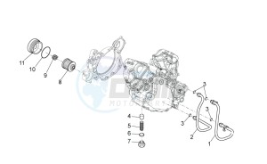 MXV 450 Cross drawing Lubrication