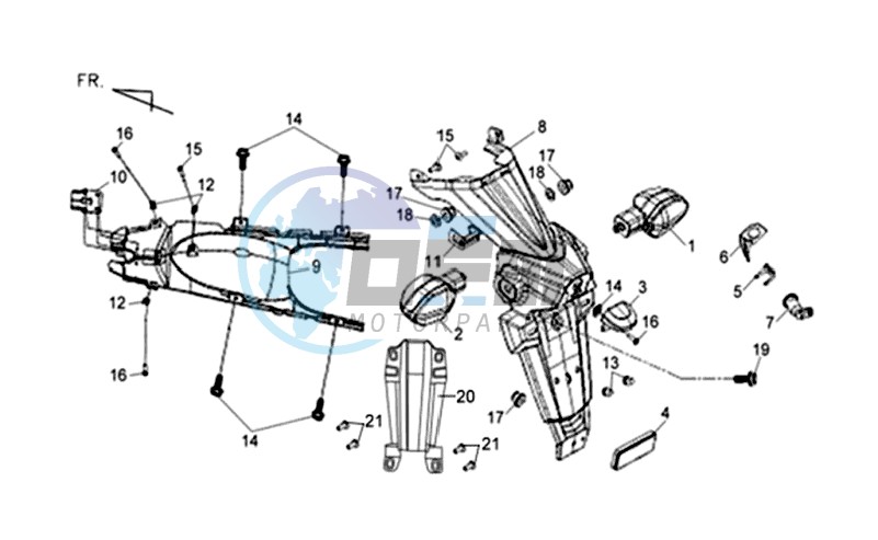 REAR FENDER - REAR SUSPENSION