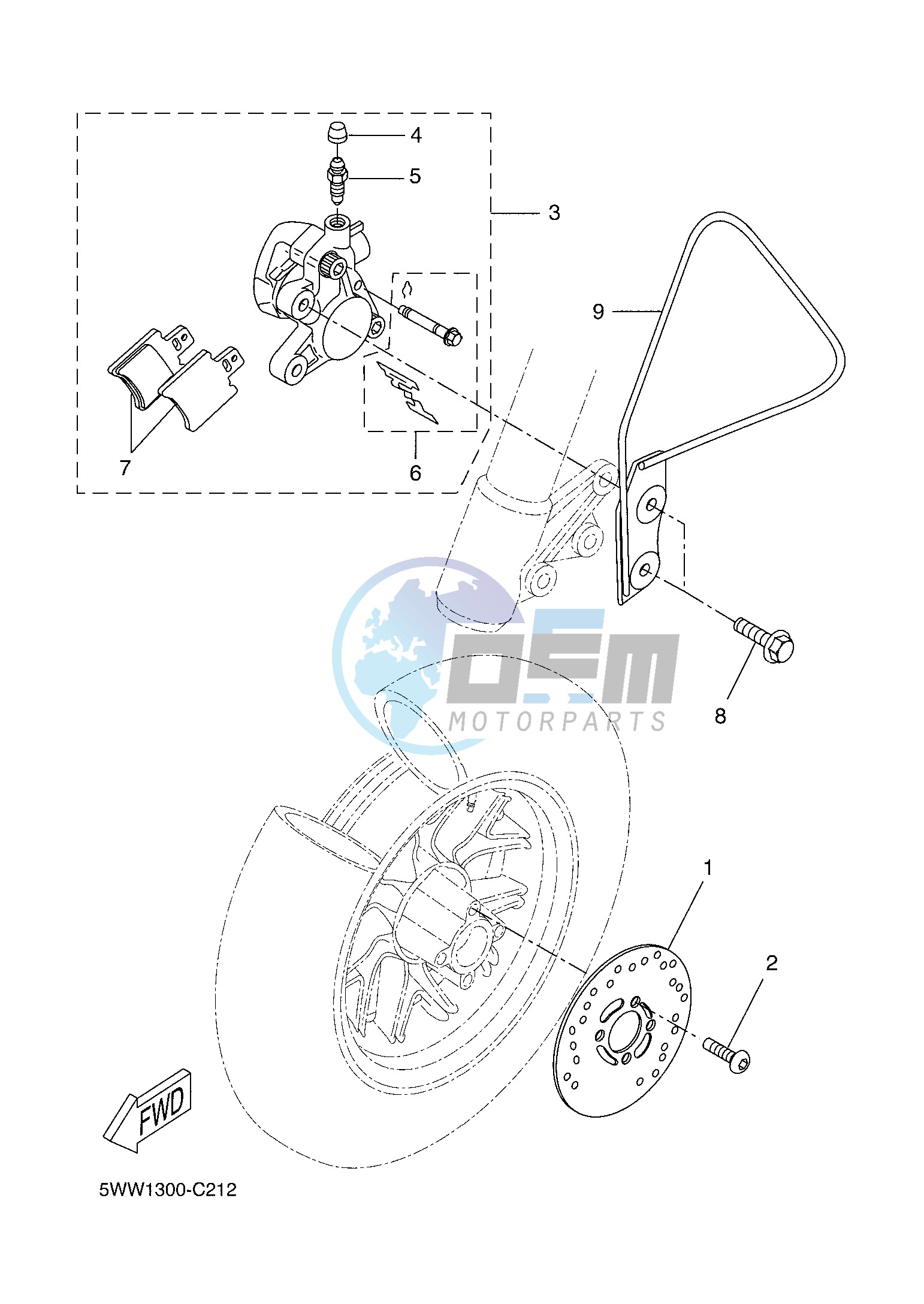 FRONT BRAKE CALIPER