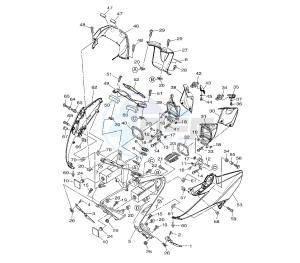 XP T-MAX 500 drawing LEG SHIELD