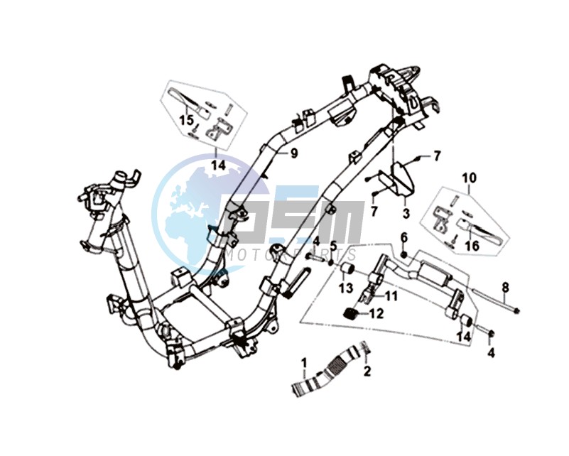 FRAME / ENGINE MOUNT