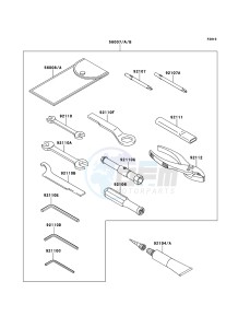 NINJA_250R EX250K9F GB XX (EU ME A(FRICA) drawing Owner's Tools