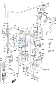 DF 250AP drawing Fuel Pump/Fuel Vapor Separator