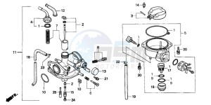 ST70 50 drawing CARBURETOR