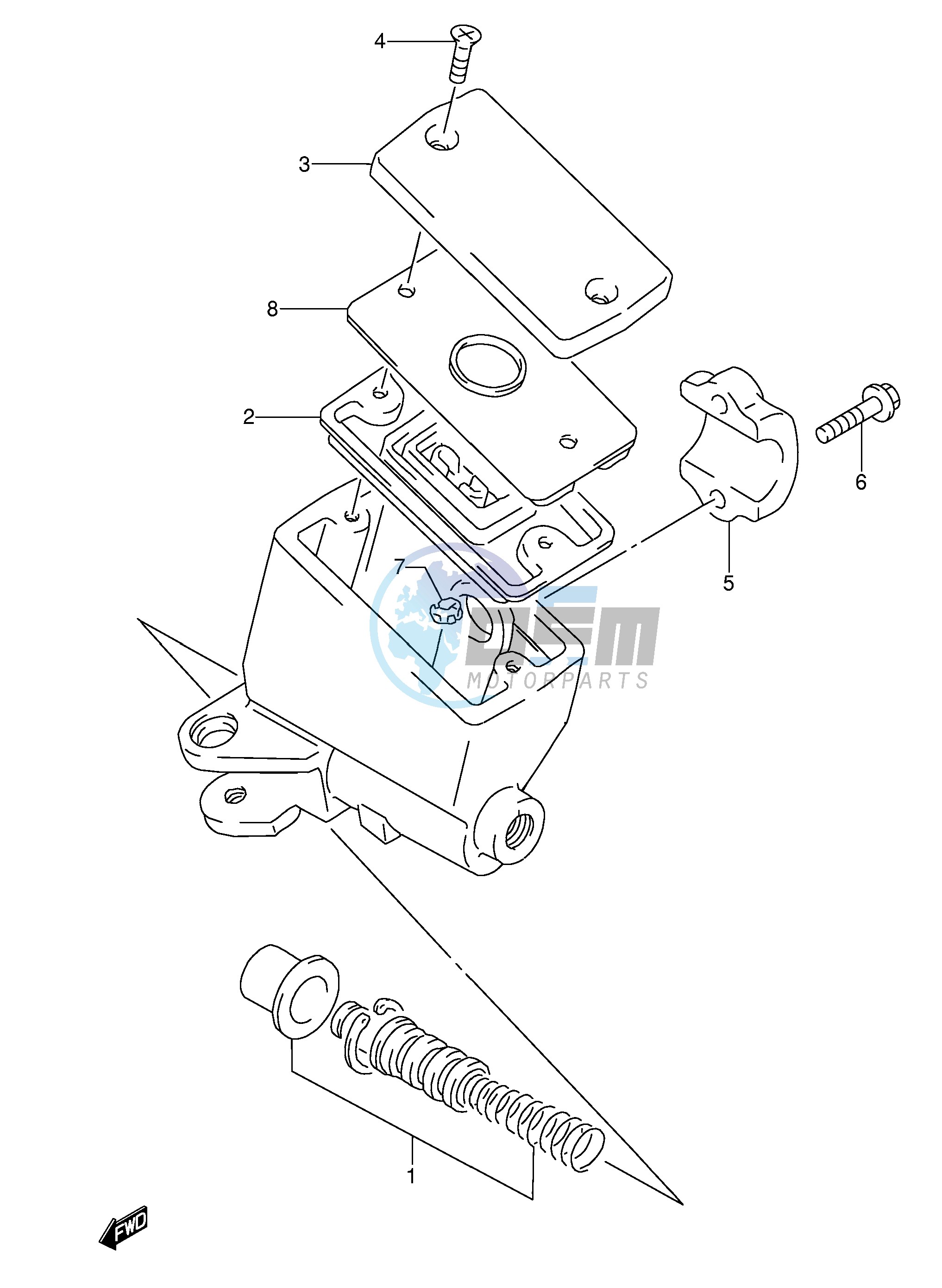 FRONT MASTER CYLINDER