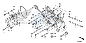 SH125E SH125 E drawing RIGHT CRANKCASE