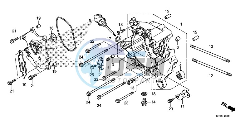 RIGHT CRANKCASE