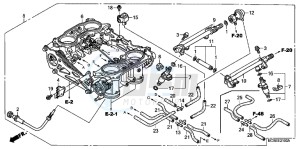 ST1300AE Pan Europoean - ST1300 UK - (E) drawing THROTTLE BODY (ASSY.)