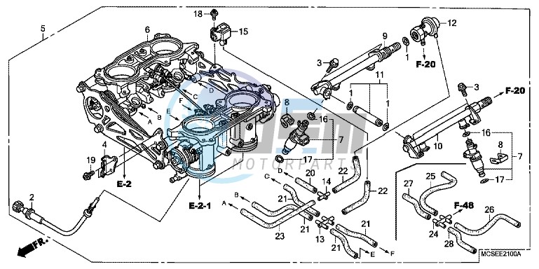 THROTTLE BODY (ASSY.)