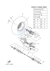 YXZ1000E YXZ10YPXG YXZ1000R EPS (2HC4) drawing FRONT WHEEL 2