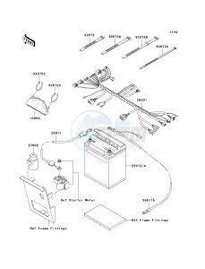 KLF 250 A [BAYOU 250] (A6F-A9F) A6F drawing CHASSIS ELECTRICAL EQUIPMENT