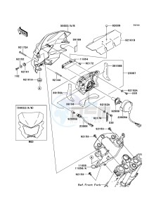 D-TRACKER 125 KLX125DCF XX (EU ME A(FRICA) drawing Headlight(s)