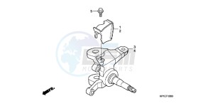 TRX450ERC drawing KNUCKLE