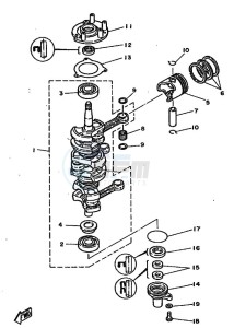 50ETN drawing CRANKSHAFT--PISTON